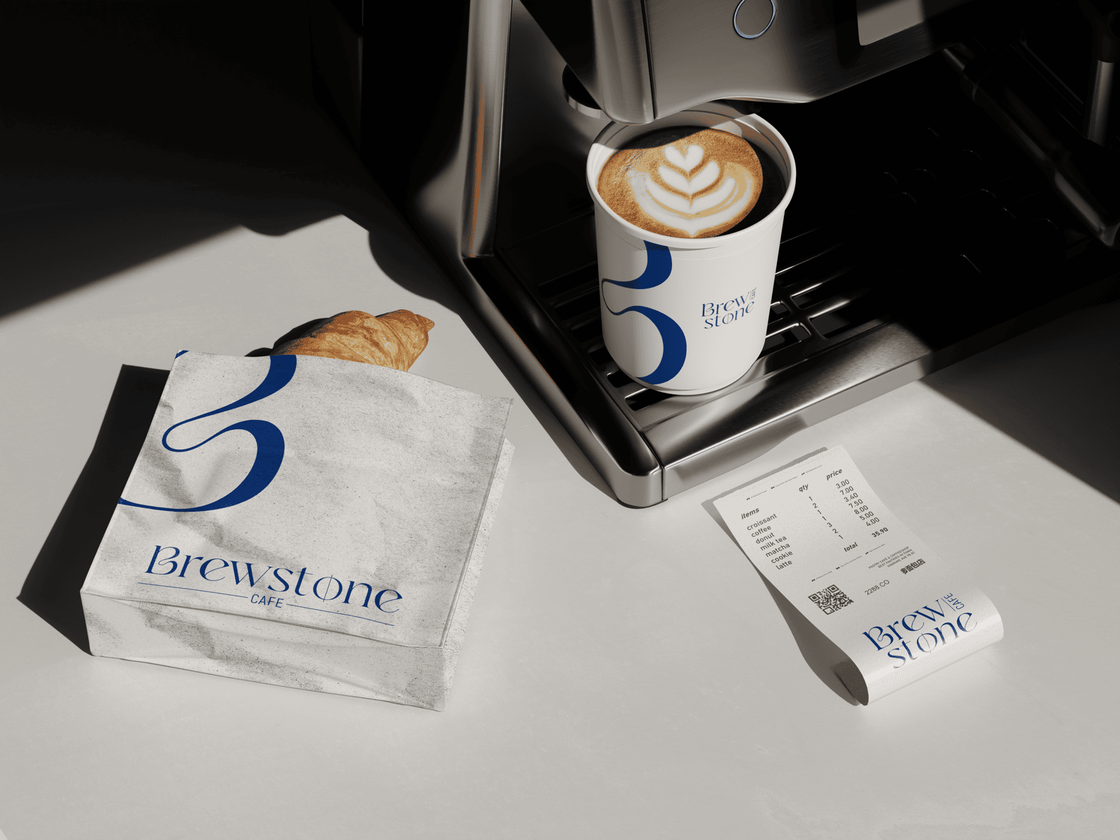 Brewstone brand identity by Aaira Mittal