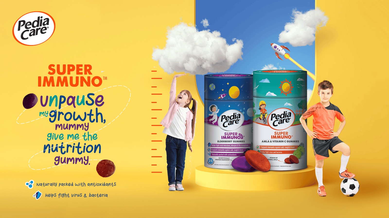 Pediacare campaign visual by Aaira Mittal