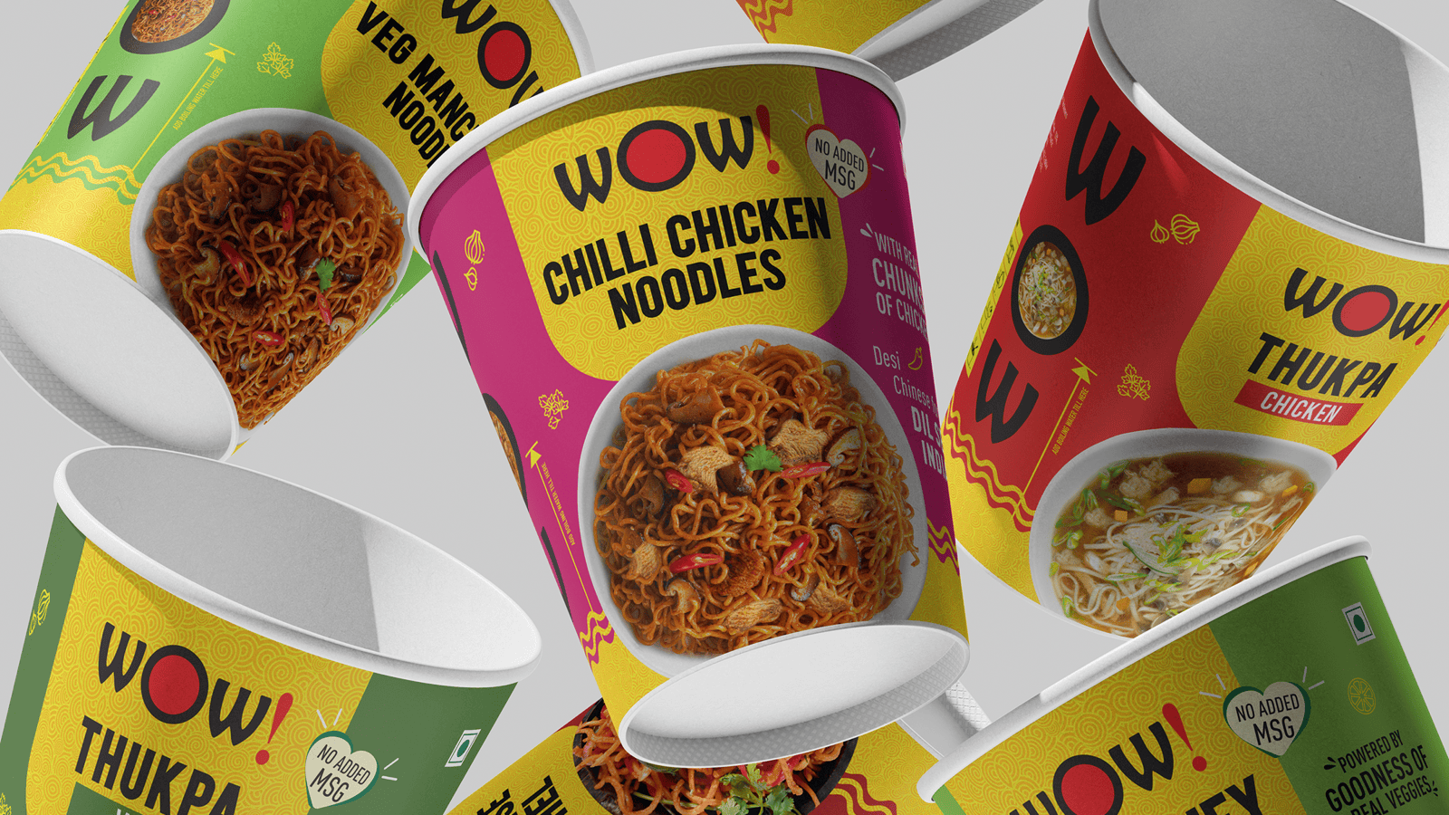 WOW Momos cups packaging