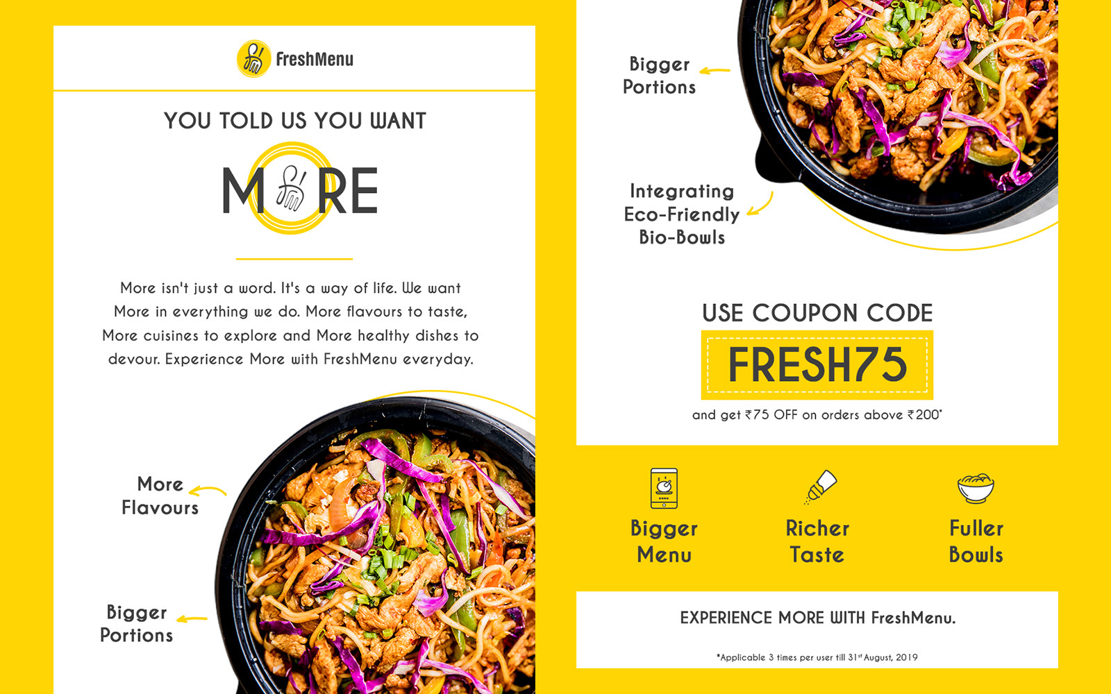FreshMenu More — campaign visual 2