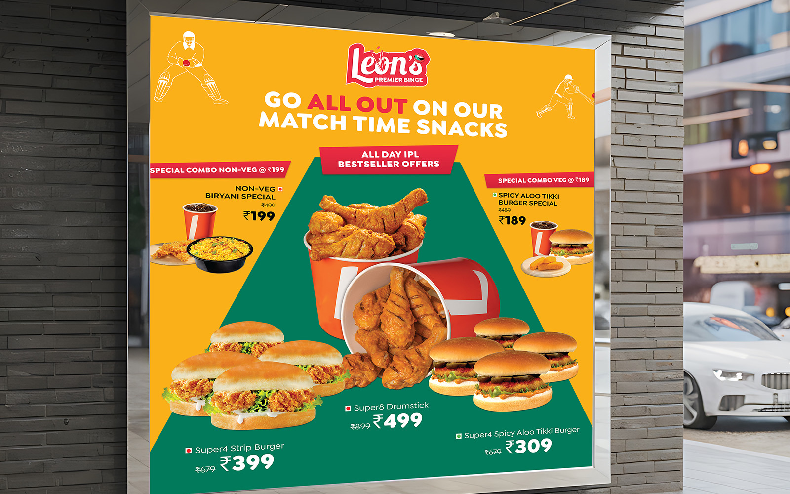 Leon's Premier Binge — campaign visual 2