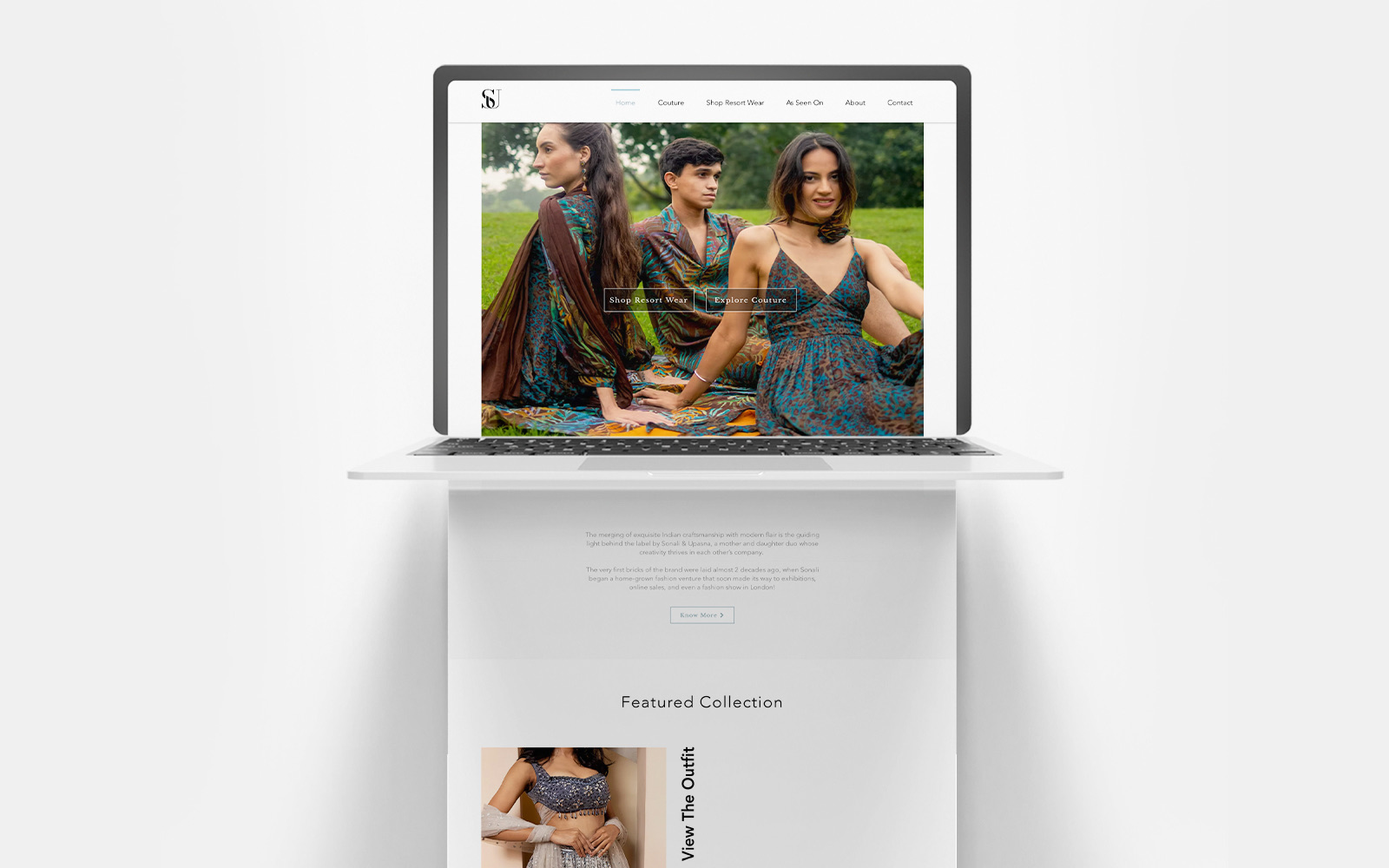 Website screen 1